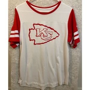 Women's Nike White KC Chiefs Modern Fan T-Shirt XL